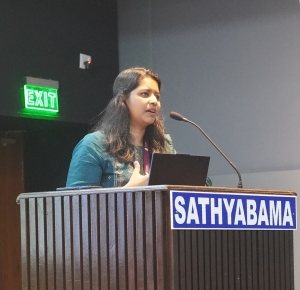 Sppech on sathyabama event